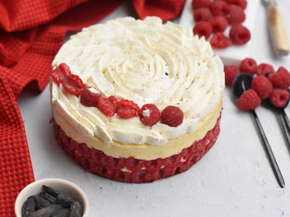 Framboisier à la fève tonka