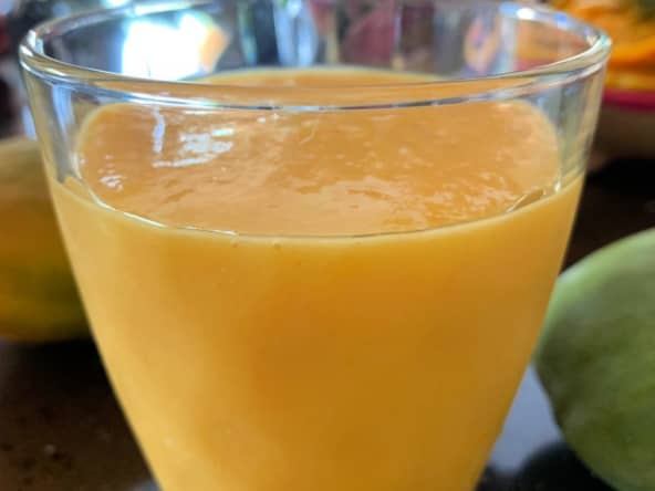 Le smoothie papaye mangue