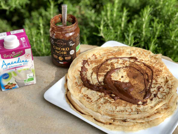 Crêpes light au lait d'amande