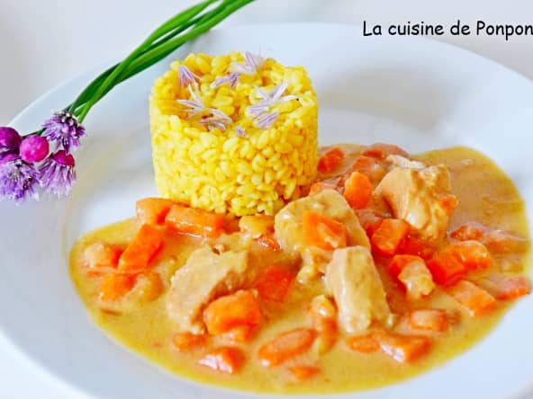 Porc carottes au lait de coco