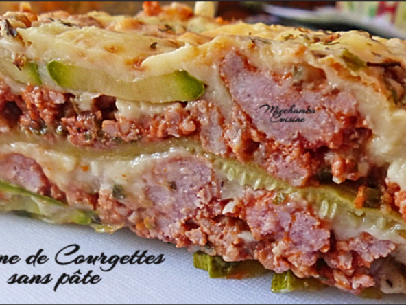Lasagne de courgettes sans pâte