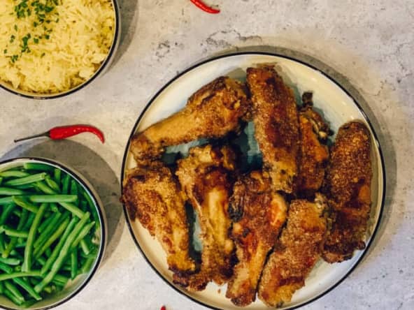 Ailes de dinde panées érable et épices