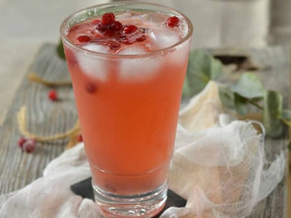 Cocktail aux cranberries et citron vert : une recette sans alcool