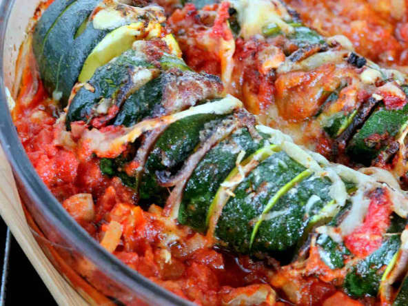 Courgette rôtie façon Orloff