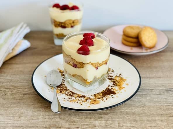 Verinne façon tiramisu aux framboises