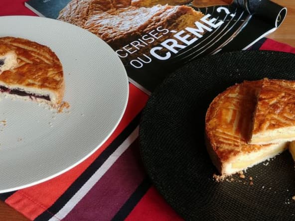 Recette du gâteau basque cerise et crème