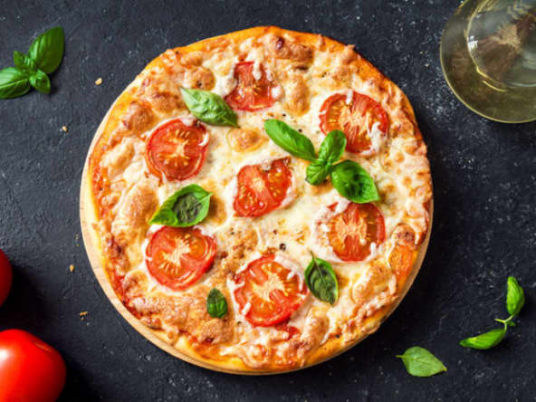 Pizza Margherita sans gluten
