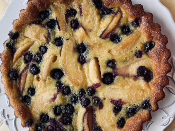 Mirliton de pommes myrtilles de Joël Boilleaut