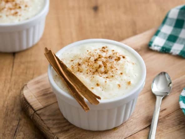 Riz au lait à la vanille et cannelle