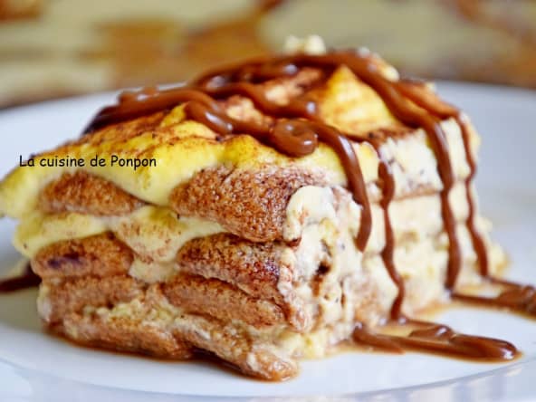 Tiramisu aux biscuits italiens pavesini