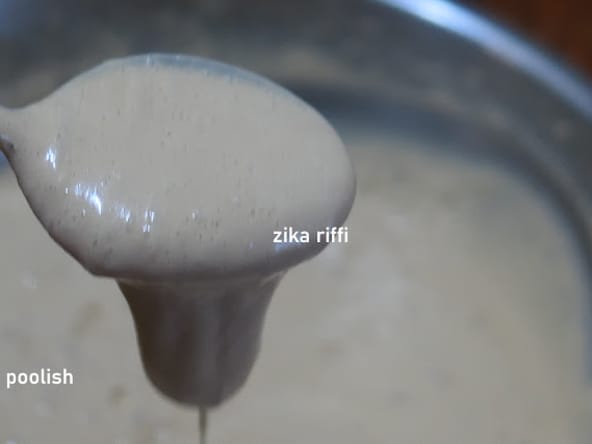 POOLISH POUR PAIN ET BOULANGE