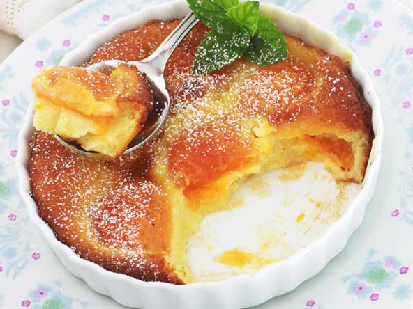 Clafoutis aux abricots individuels