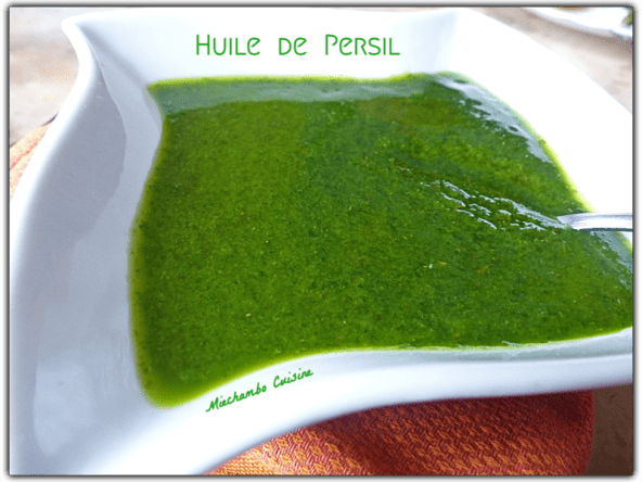Huile de persil : ma recette maison