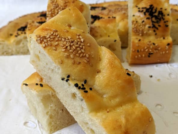 Pain pide, ou pita, comme en Turquie