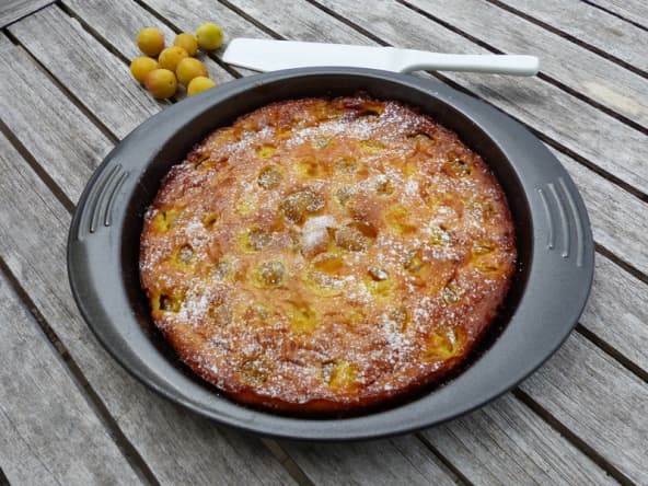Tôt-fait aux mirabelles, le gâteau minute aux fruits de saison