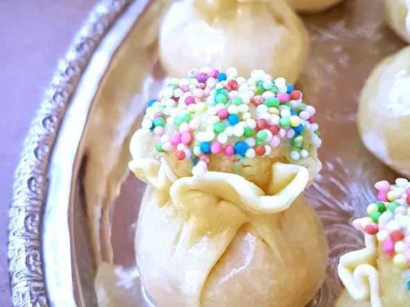 Aumônières aux amandes pour la chandeleur