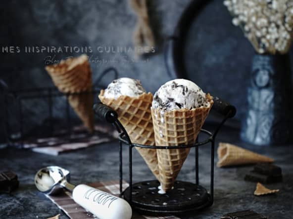 Glace à la vanille et au mascarpone, sans sorbetière