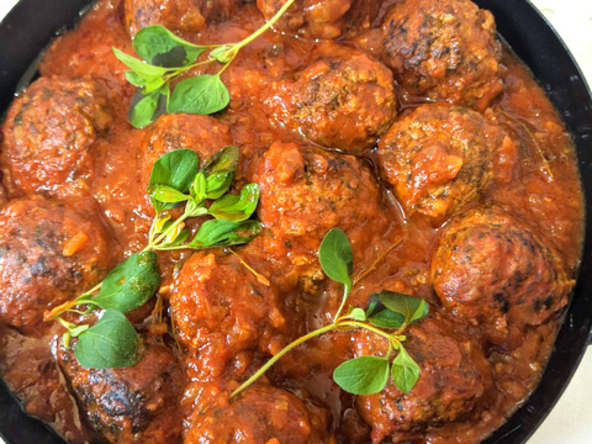 Boulettes de viande à la ricotta et à l'origan