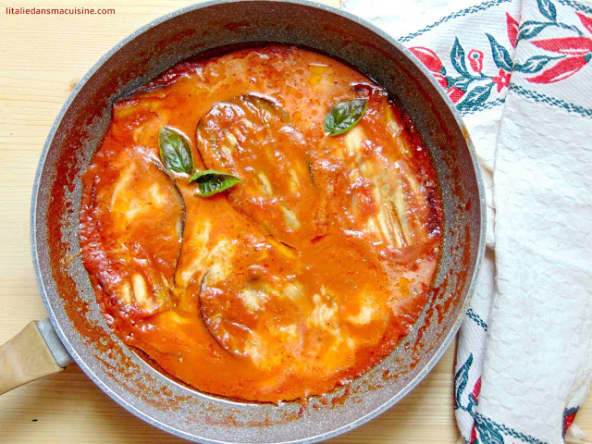 Aubergines à la pizzaiola comme en Italie