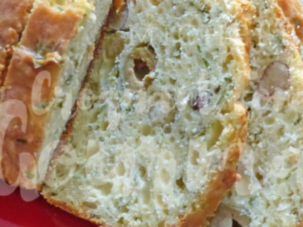 Cake au fromage et aux herbes