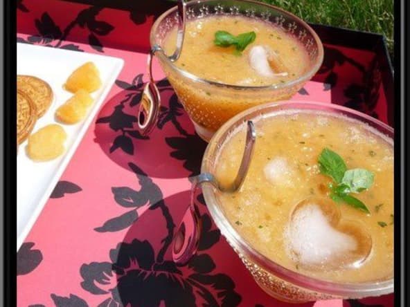 Granité Melon-Basilic