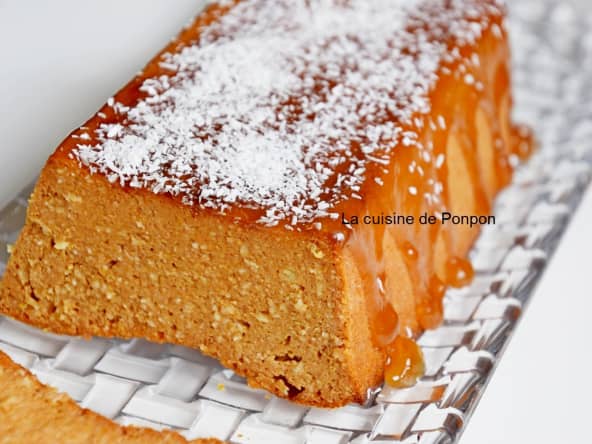 Flan à la confiture de lait et amande