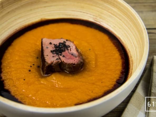 Épaule de sanglier cuite sous-vide et à basse température