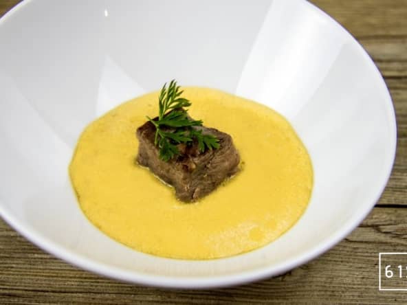 Canard à l’orange et sa sauce émulsifiée