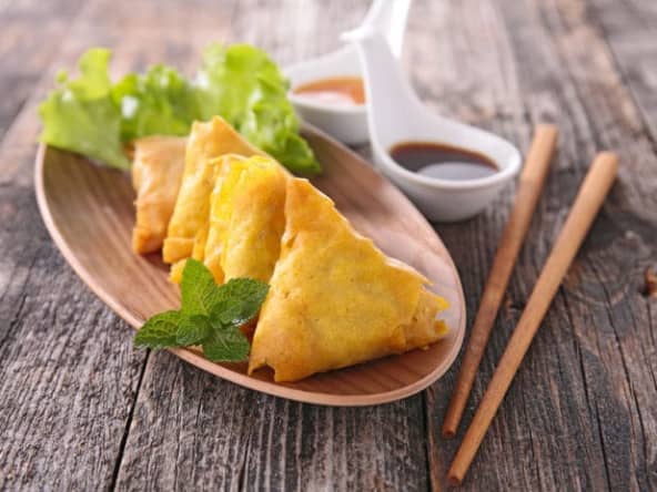 Samosas de courgette au four - Recette WW - Entrée -