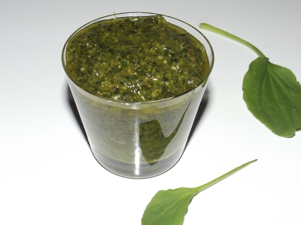 Pesto de plantain