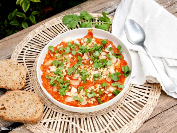 Tartinade de tomates à l'ail