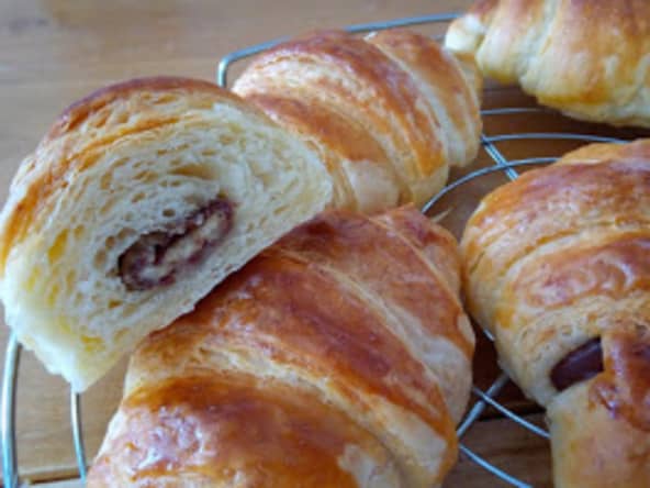 Les croissants cœur Kinder