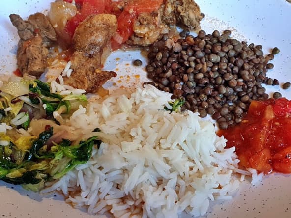 Cigaline de porc, façon « Cari Réunionnais »