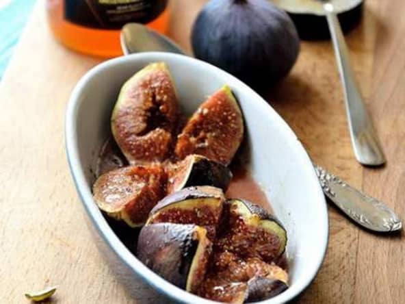 Figues rôties au miel et aux épices (cannelle, cardamome...)