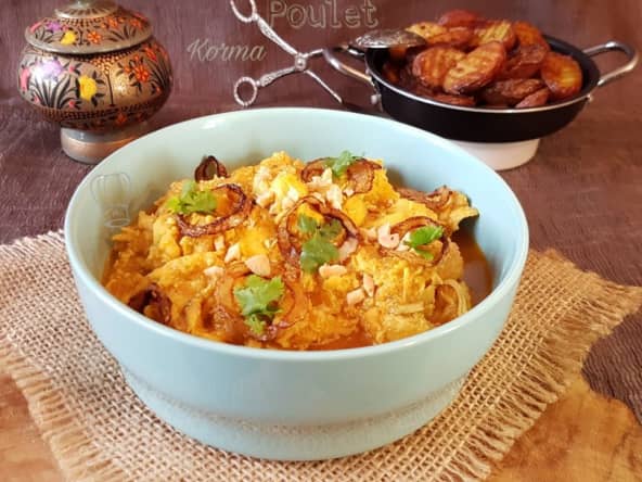 Poulet korma comme en Inde