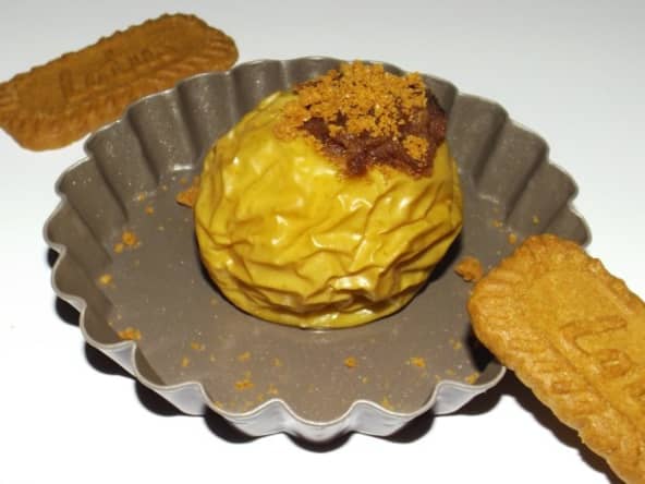 Pommes au four au crumble de spéculoos