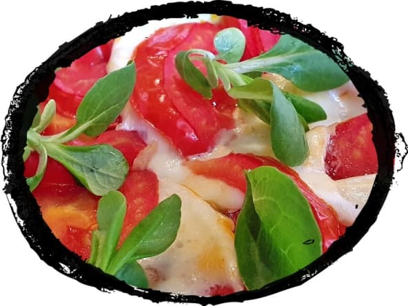 Gratin de riz aux tomates et mozza