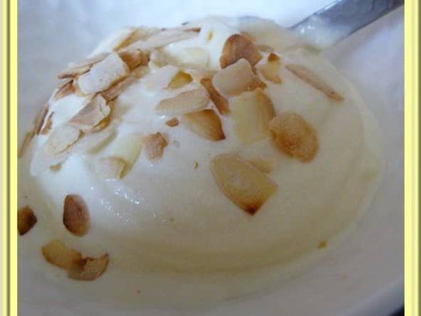 Crème glacée au lait d’amande
