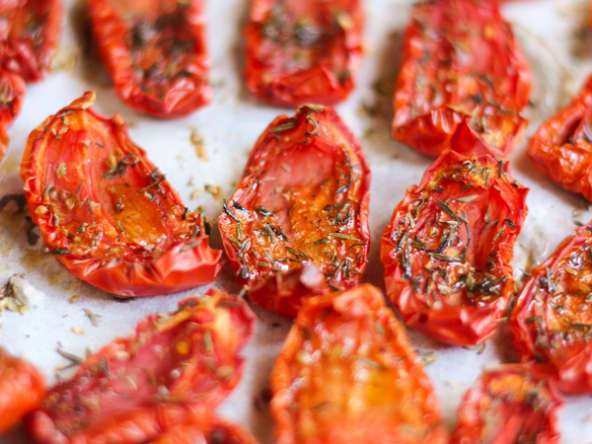 Tomates séchées au four maison