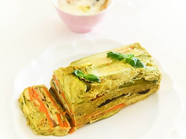 Terrine de légumes d'été au pesto