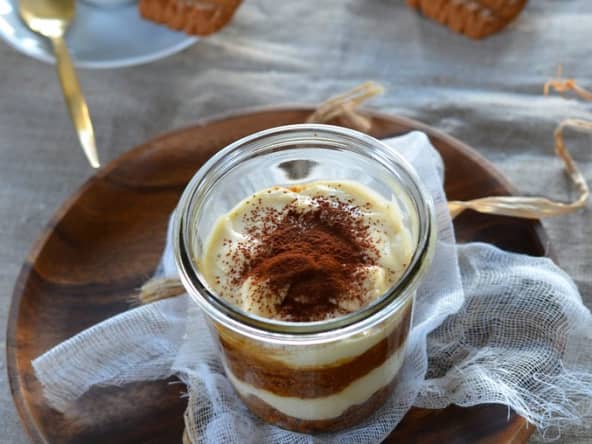 Tiramisu au spéculoos et café