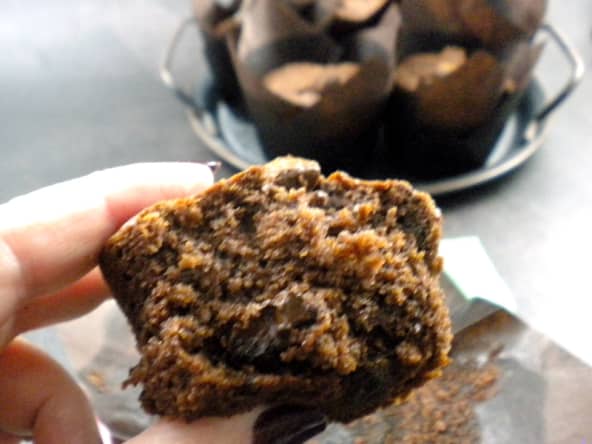 Muffins bien moelleux aux 2 chocolats