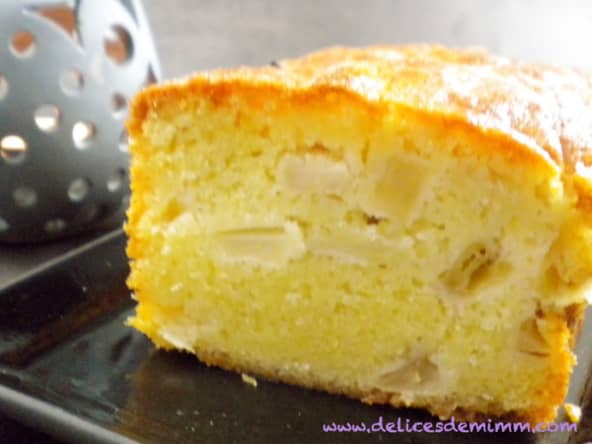 Mon cake moelleux pommes-calva