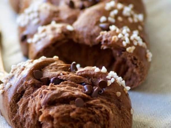 Brioche tout chocolat ultra gourmande