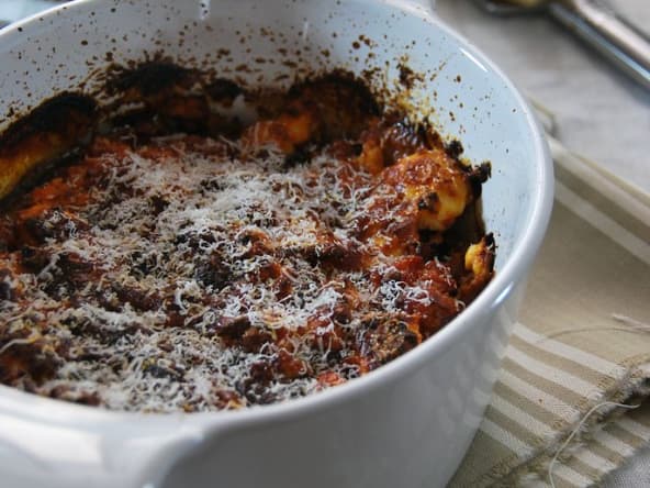 Gratin d'aubergine Parmigiana