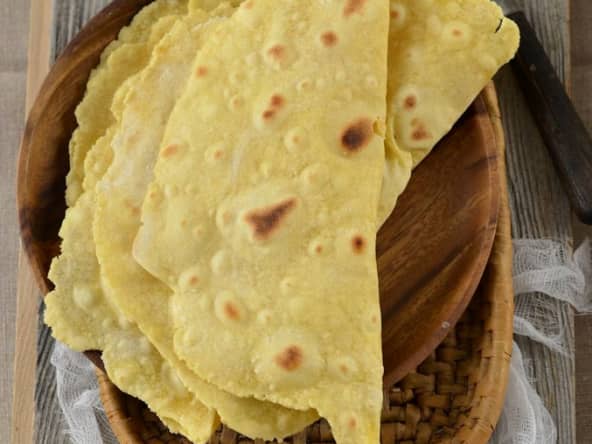 Tortillas maison à la farine de maïs