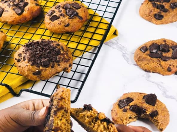 cookies Moelleux sans sucres ajoutés, sans gluten