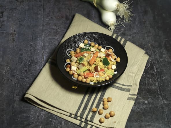 Couscous végétarien au tofu