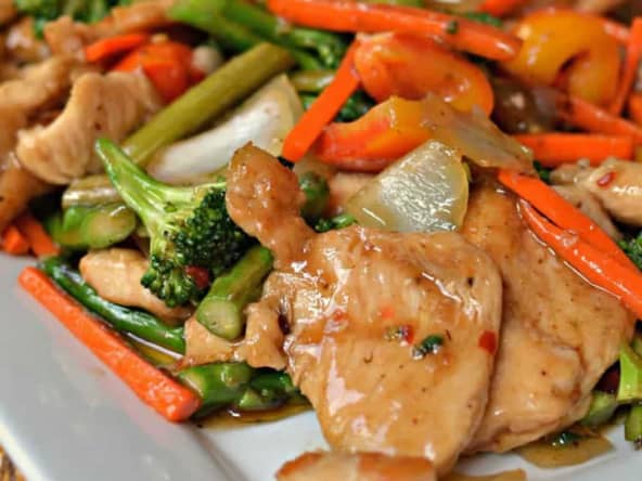 Poêlée de poulet aux légumes au cookeo