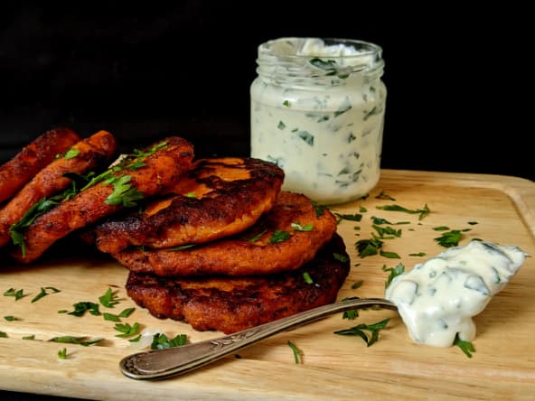 Galettes de patates douces